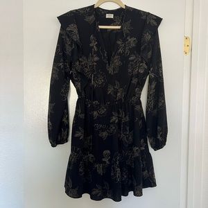 Aritzia Wilfred dress long sleeve S black